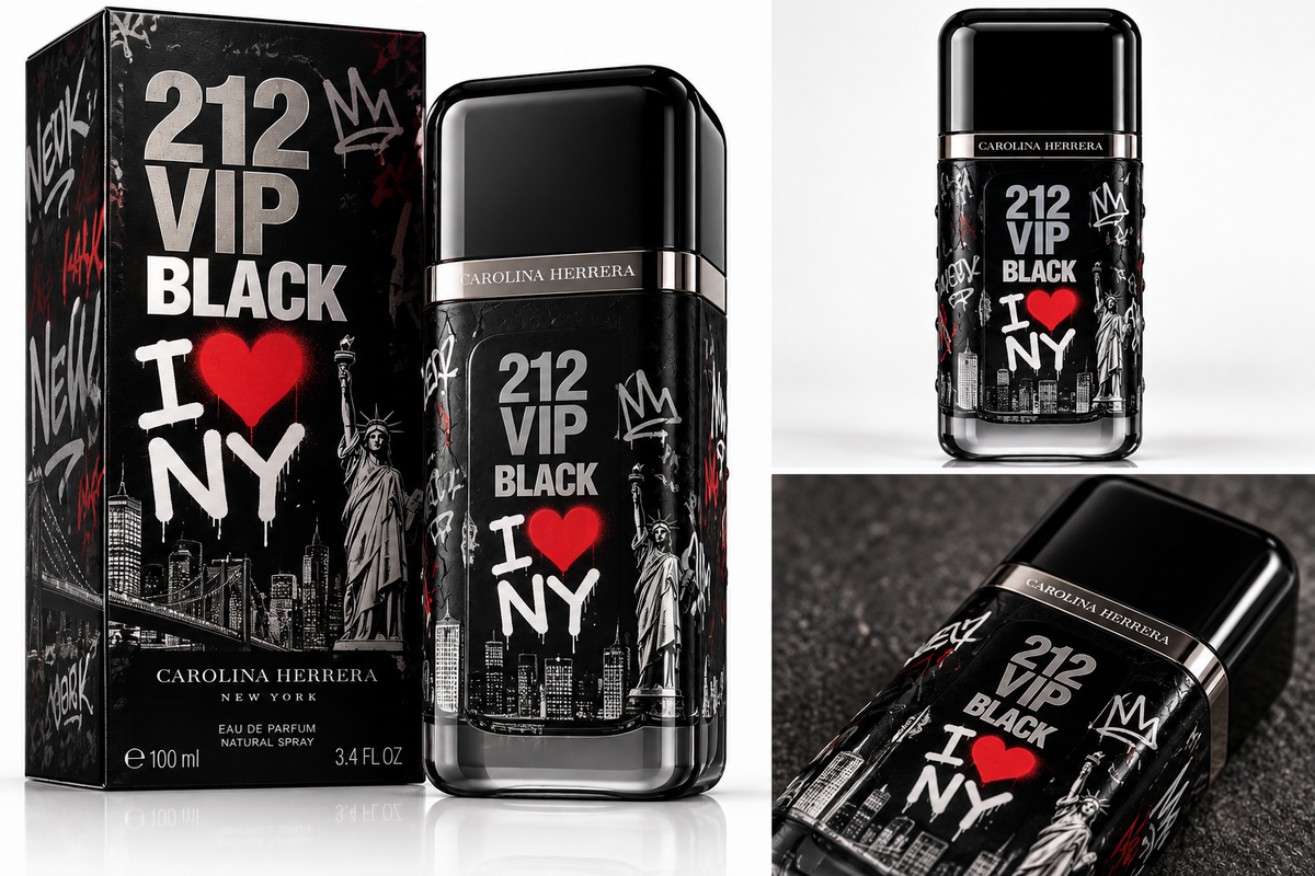 Carolina Herrera 212 VIP Black I Love NY EDP 100 ml