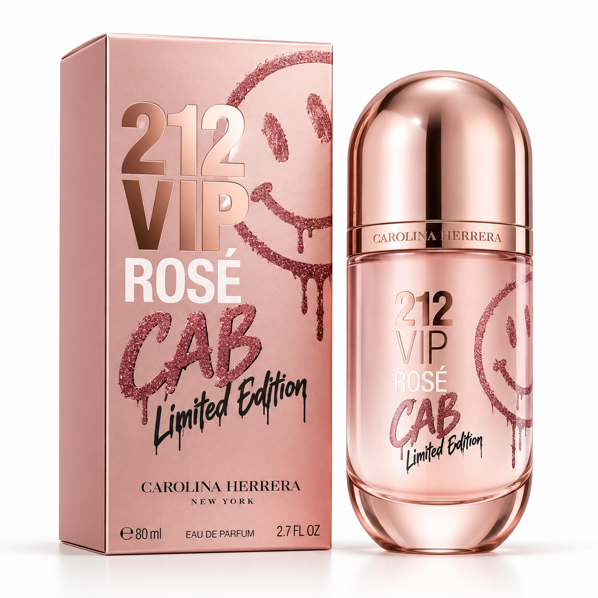 Carolina Herrera 212 VIP Rosé Cab Limited Edition EDP 80 ml